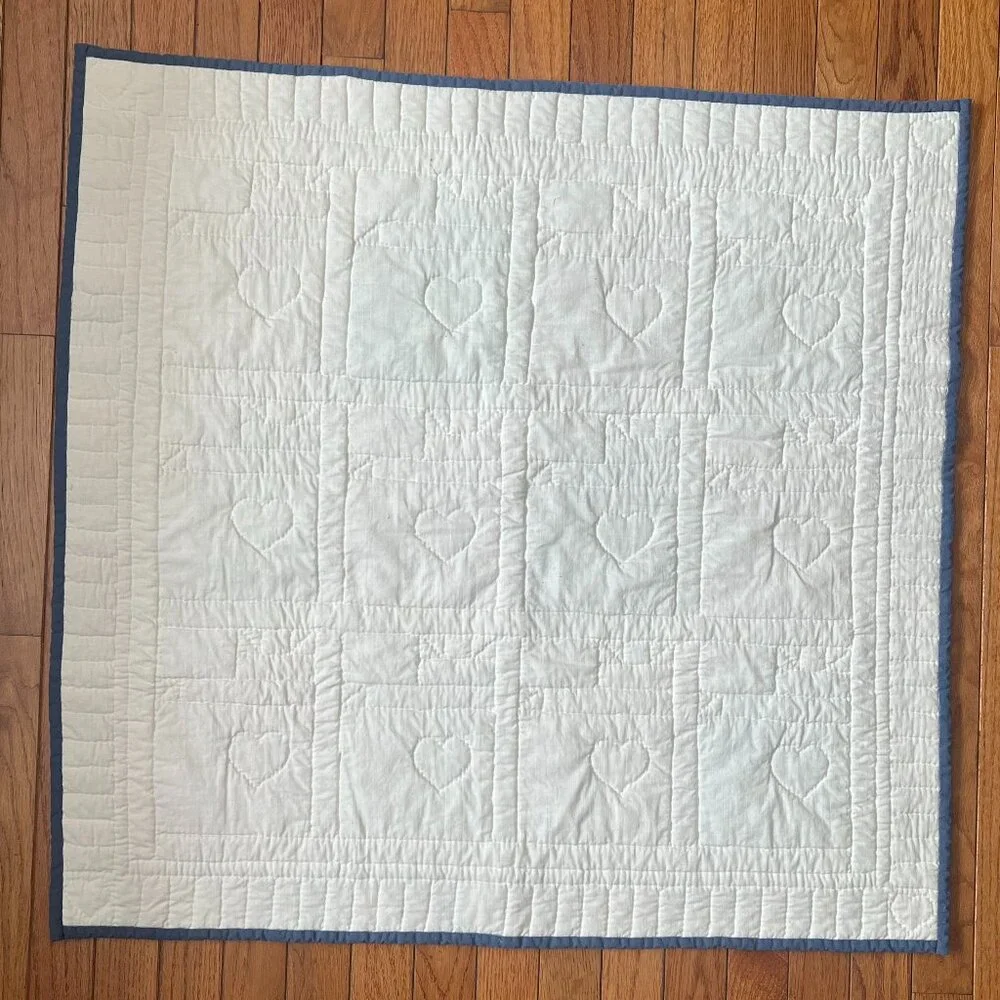 Handmade Hand-Quilted Cozy Cat Baby Quilt / Lap Blanket / Wall Hanging ~ Kittens - Picture 13 of 16